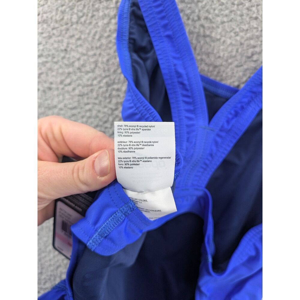 Speedo Women's One Piece Swimsuit - Blue - Picture 9 of 9
